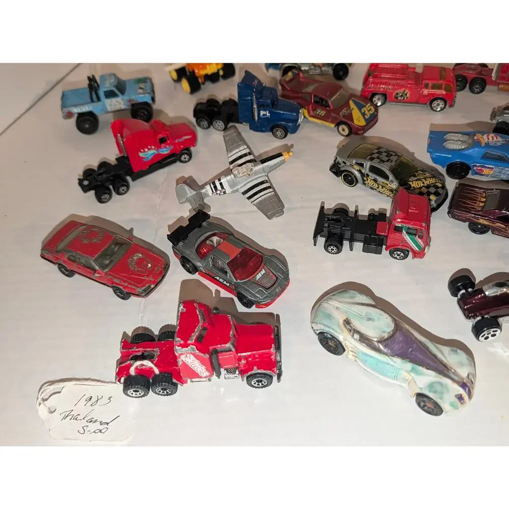 Mixed Lot 25 Vintage Diecast Cars Matchbox Hot wheel Vehicles New Tony Stewart